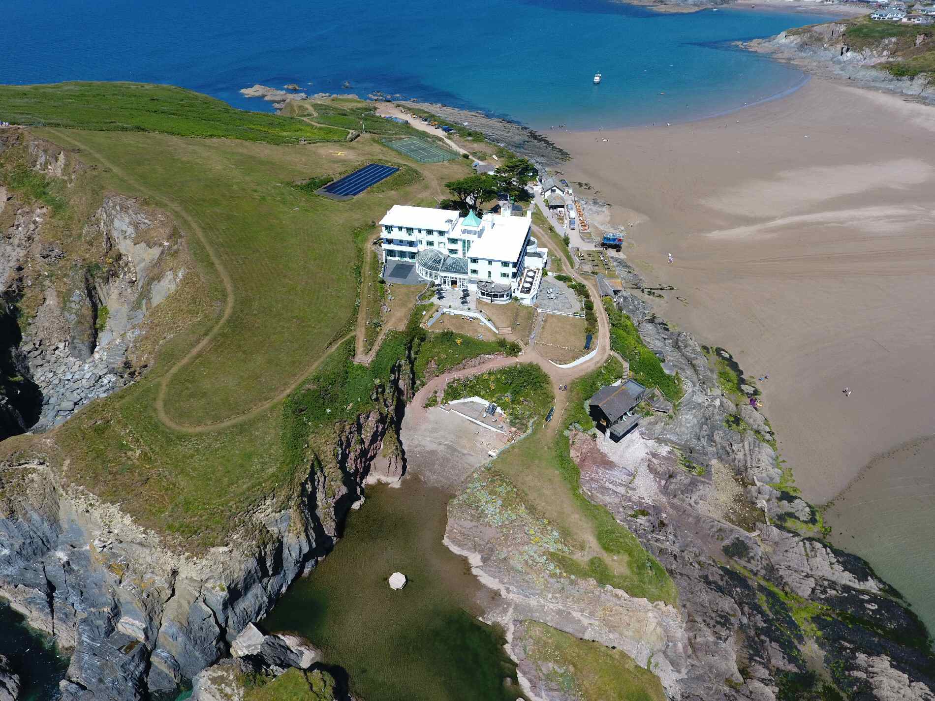 holiday destination photography by drone
