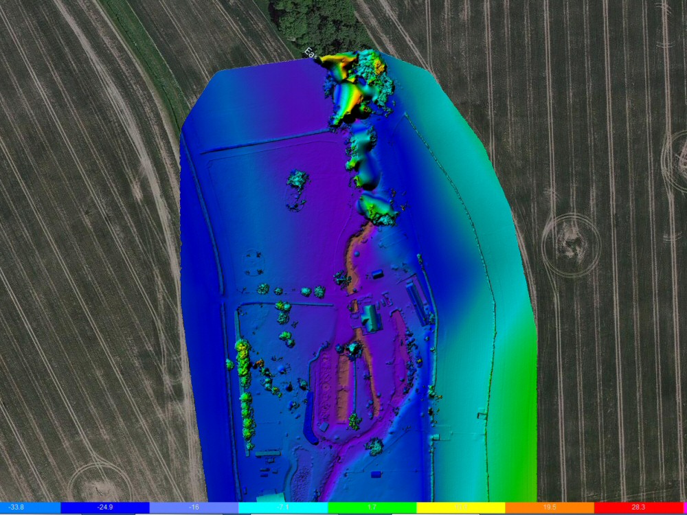 Drone flight path for video project