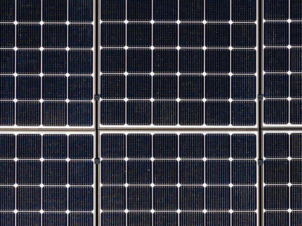 Solar panel examination by drone Solar panel examination by drone