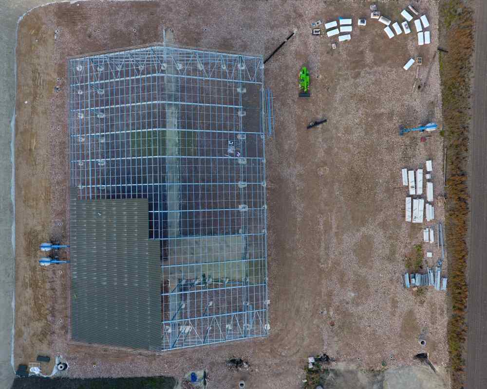 Agricultural drone photography