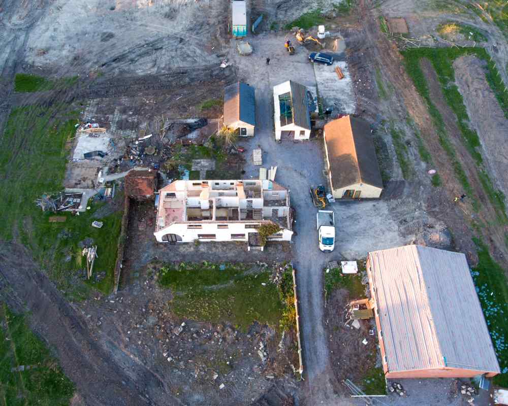 Property drone photography