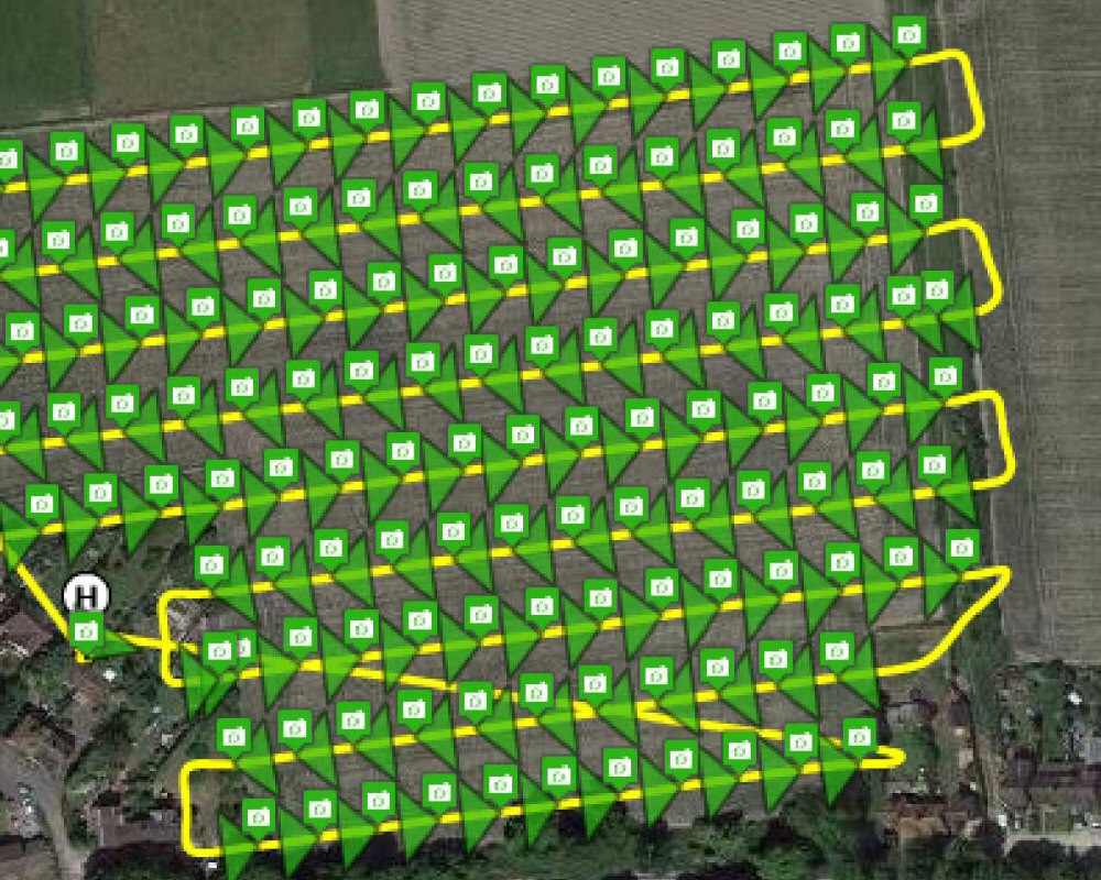 photo sequence for drone mapping