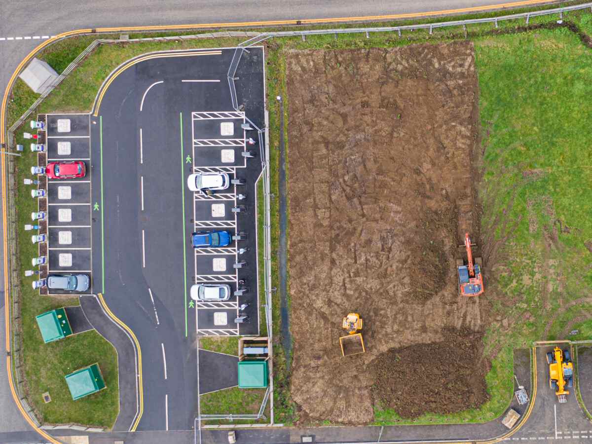 Image showing drone photo before